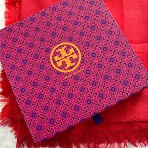 Tory Burch Pink and Purple Patterned Box
